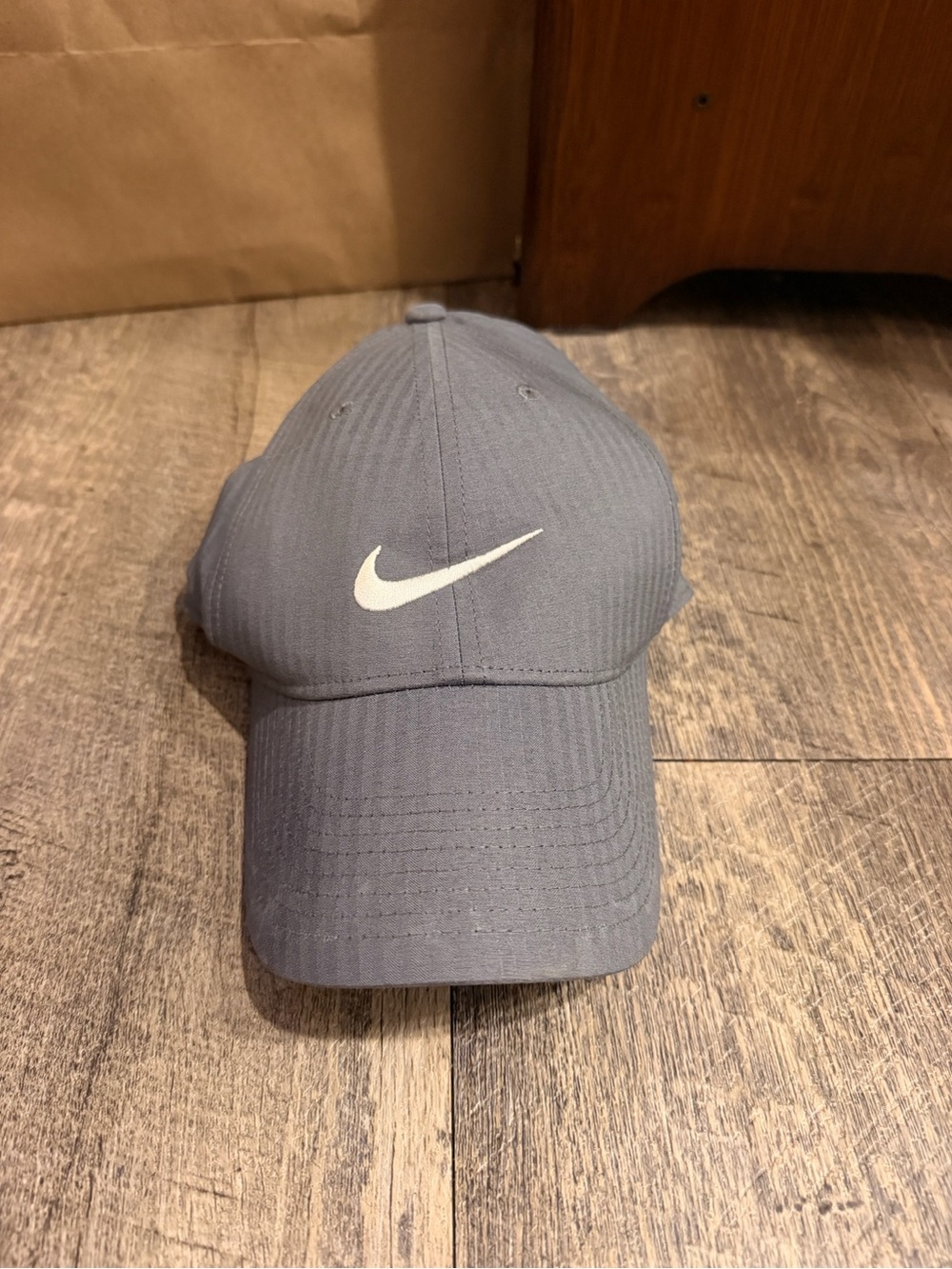 Nike Gray Slate Blue Adjustable Swoosh Cap BV1076-021